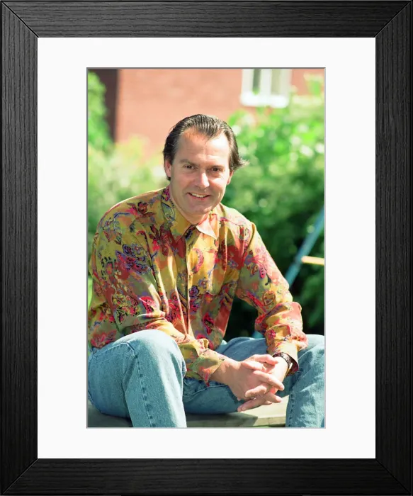 Framed Print : Comedian Denny Hodge who is hoping his routine on Granda TVs Framed Print : Comedian Denny Hodge who is hoping his routine on Granda TVs