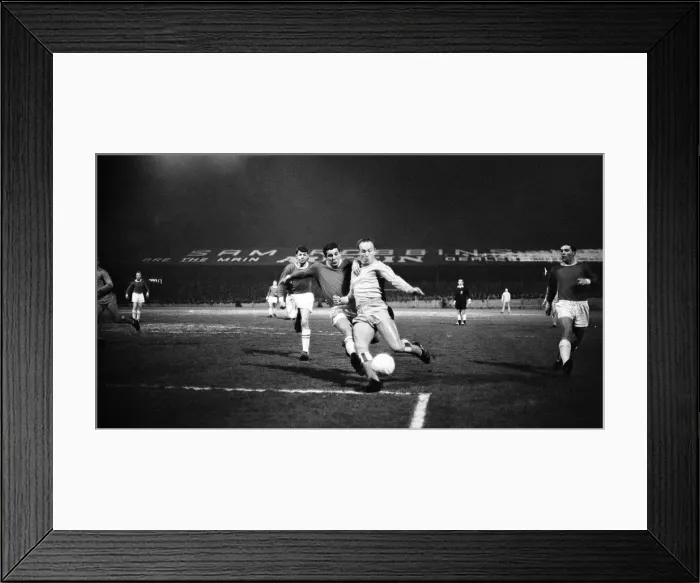 Framed Print : Coventry 4-1 Crewe, FA Cup Replay match at Highfield Road, Monday 14th February 1966 Framed Print : Coventry 4-1 Crewe, FA Cup Replay match at Highfield Road, Monday 14th February 1966