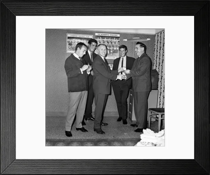 Framed Print : The Wonderful Whackers'visited the Liverpool Football Club supporters Club Framed Print : The Wonderful Whackers'visited the Liverpool Football Club supporters Club
