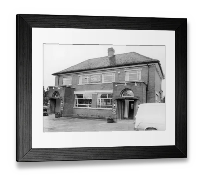 Framed Print : The Woolpack Inn at Bedworth 18th December 1989
