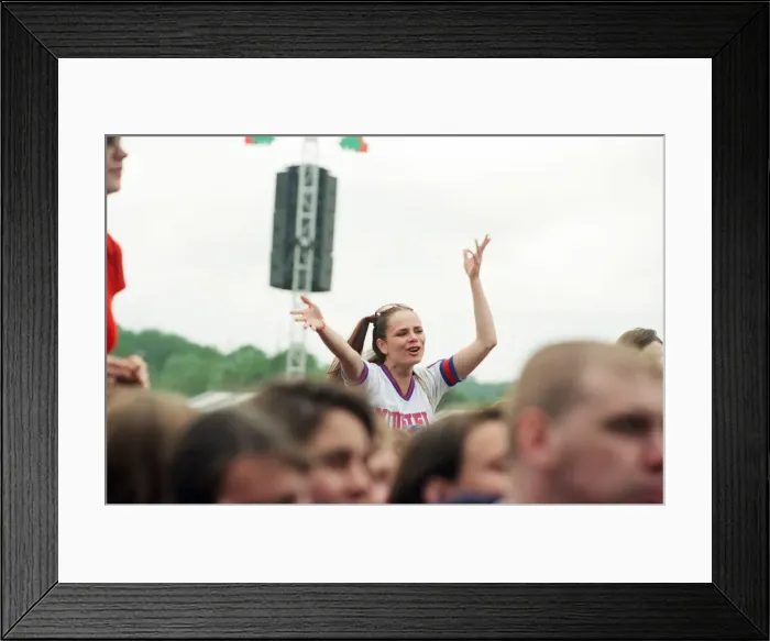 Framed Print : T in the Park Music Festival, Strathclyde Park, Lanarkshire, Scotland, 13th July 1996