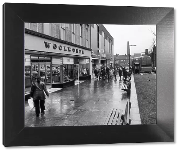 Woolworth Store at Market Place, Bedworth 8th January 1971
