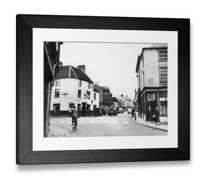 Framed Print : The High Street Bedworth 16th May 1958 Framed Print : The High Street Bedworth 16th May 1958