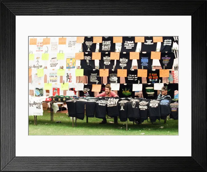 Framed Print : T in the Park Music Festival, Strathclyde Park, Lanarkshire, Scotland, 13th July 1996 Framed Print : T in the Park Music Festival, Strathclyde Park, Lanarkshire, Scotland, 13th July 1996