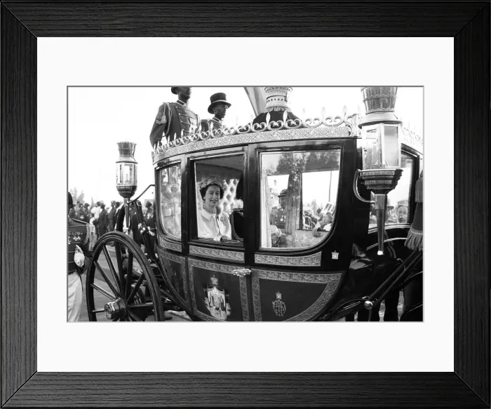 Framed Print : Queen Elizabeth II State Visit to Ethiopia, 1st - 8th February 1965 Framed Print : Queen Elizabeth II State Visit to Ethiopia, 1st - 8th February 1965