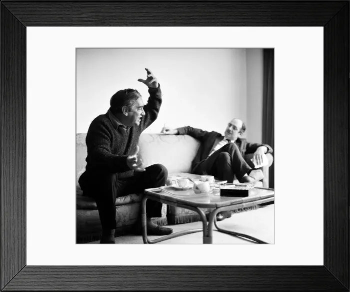 Framed Print : Photographs of Tony Hancock by Bela Zola, during his interview with Kenneth Eastaugh Framed Print : Photographs of Tony Hancock by Bela Zola, during his interview with Kenneth Eastaugh