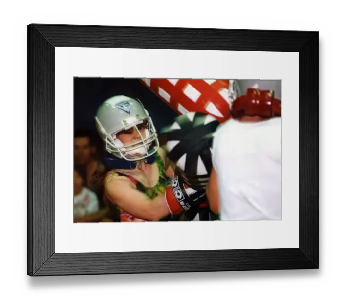 Framed Print : Television Programme Gladiators Entertainment Programme 350 fitness
