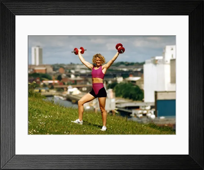 Framed Print : Television Programme Gladiators Entertainment Programme Gateshead Framed Print : Television Programme Gladiators Entertainment Programme Gateshead