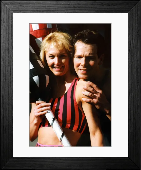 Framed Print : Television Programme Gladiators Entertainment Programme 350 fitness