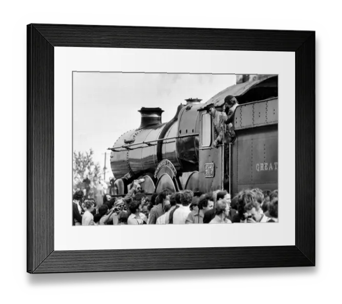 Framed Print : The Pendennis Castle steam locomotive which was sold to Australian iron ore producers