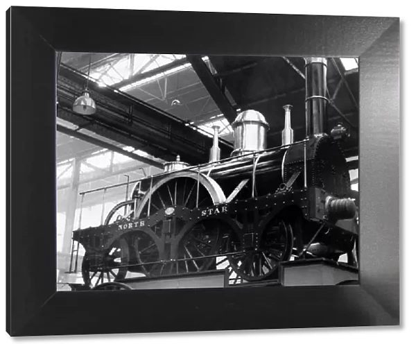 The Great Western Railway (GWR) Star Class North Star steam locomotive built by Robert