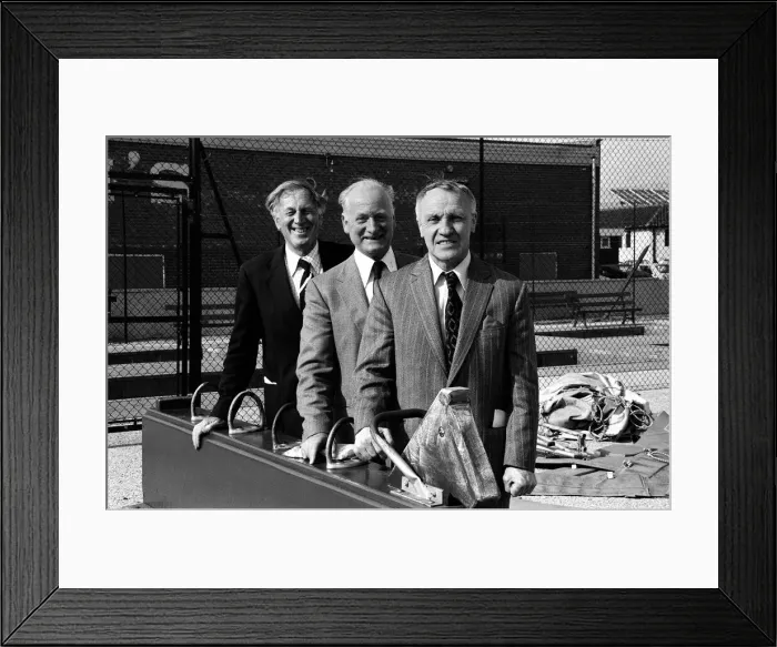 Framed Print : Bless Em All'Week at Pontins, Blackpool. Three former football managers Framed Print : Bless Em All'Week at Pontins, Blackpool. Three former football managers