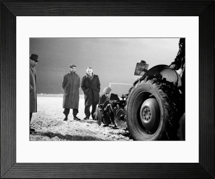Framed Print : Liverpool manager Bill Shankly called in Mr John Flood of Queensferry Framed Print : Liverpool manager Bill Shankly called in Mr John Flood of Queensferry