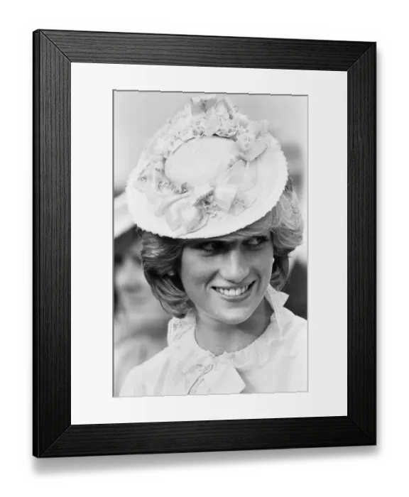 Framed Print : Prince and Princess of Wales tour of Canada in June 1983 Framed Print : Prince and Princess of Wales tour of Canada in June 1983