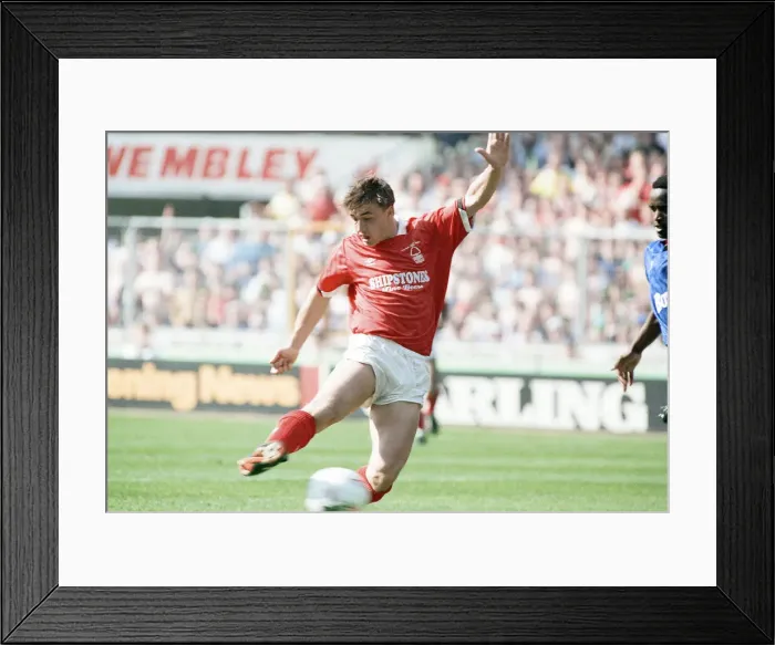 Framed Print : Littlewoods Cup Final at Wembley Stadium. Nottingham Forest 1 v Oldham Athletic 0 Framed Print : Littlewoods Cup Final at Wembley Stadium. Nottingham Forest 1 v Oldham Athletic 0