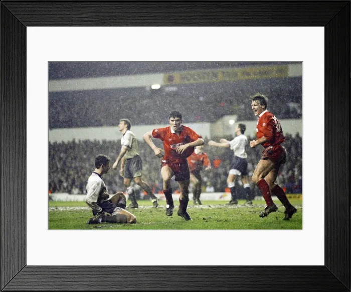 Framed Print : Rumbelows Cup Semi Final Second Leg match at White Hart Lane Framed Print : Rumbelows Cup Semi Final Second Leg match at White Hart Lane