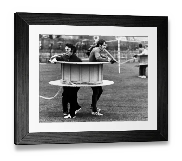 Framed Print : Television Programme BBC series Its a Knockout It