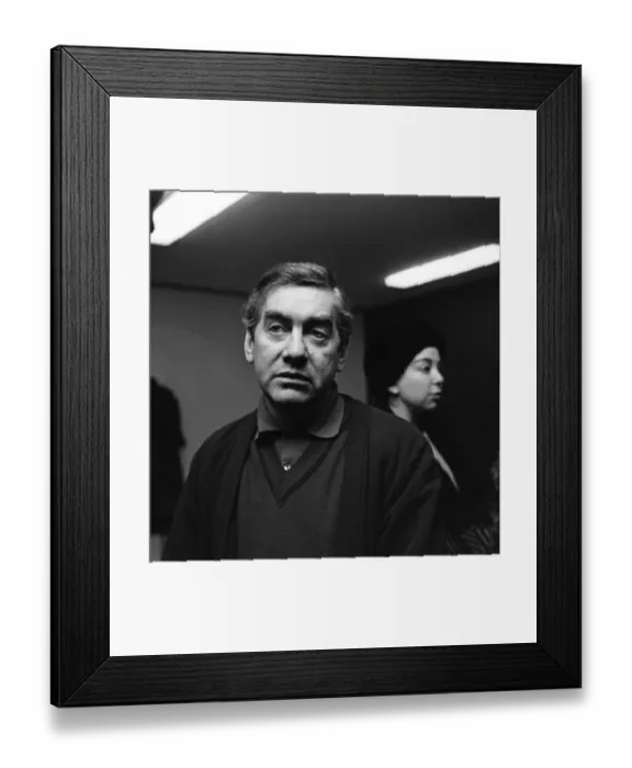 Framed Print : Tony Hancock is now rehearsing at Elstree for his first series for A. T. V Framed Print : Tony Hancock is now rehearsing at Elstree for his first series for A. T. V