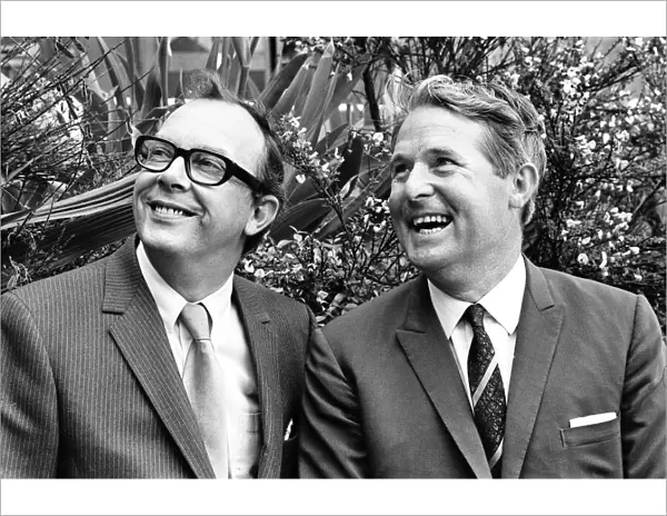 Eric Morecambe and Ernie Wise, former stars of Two of a Kind TV Programme with Associated