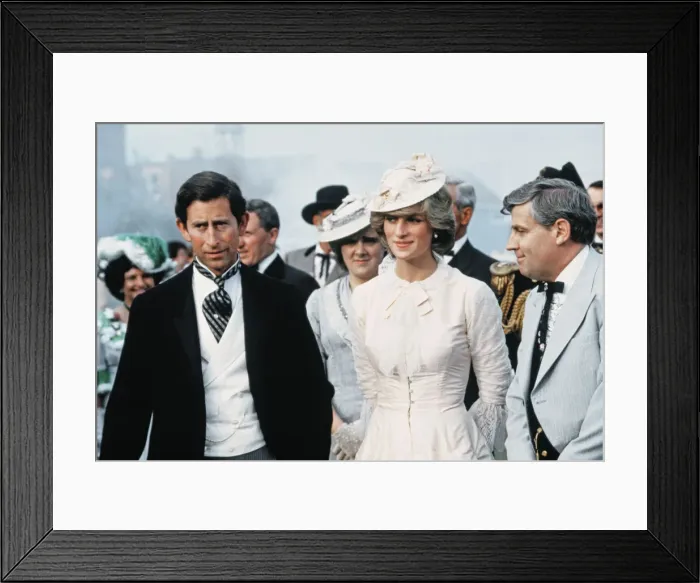 Framed Print : Prince and Princess of Wales tour of Canada in June 1983 Framed Print : Prince and Princess of Wales tour of Canada in June 1983