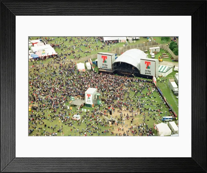 Framed Print : T in the Park Music Festival, Strathclyde Park, Lanarkshire, Scotland, 14th July 1996
