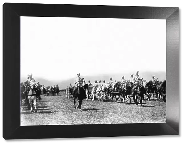 A general mobilisation of the Bulgarian army at the start of the first world war as