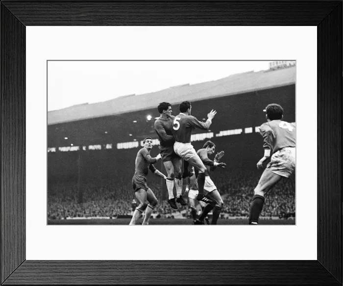 Framed Print : English League Division One match at Old Trafford. Manchester United 1 v Nottingham Framed Print : English League Division One match at Old Trafford. Manchester United 1 v Nottingham