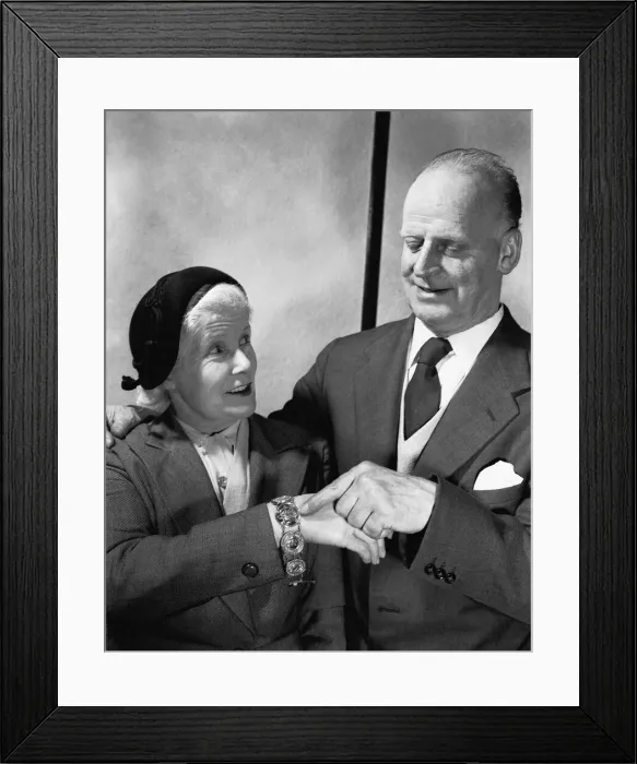 Framed Print : Forest manager Billy Walker has had his gold medals made into a bracelet for his wife
