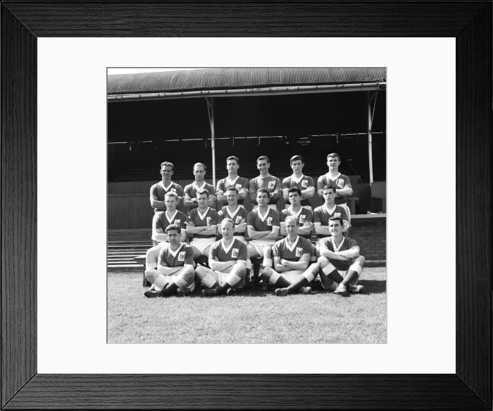 Framed Print : Nottingham Forest photocall at the City Ground. This was the squad awaiting new Framed Print : Nottingham Forest photocall at the City Ground. This was the squad awaiting new