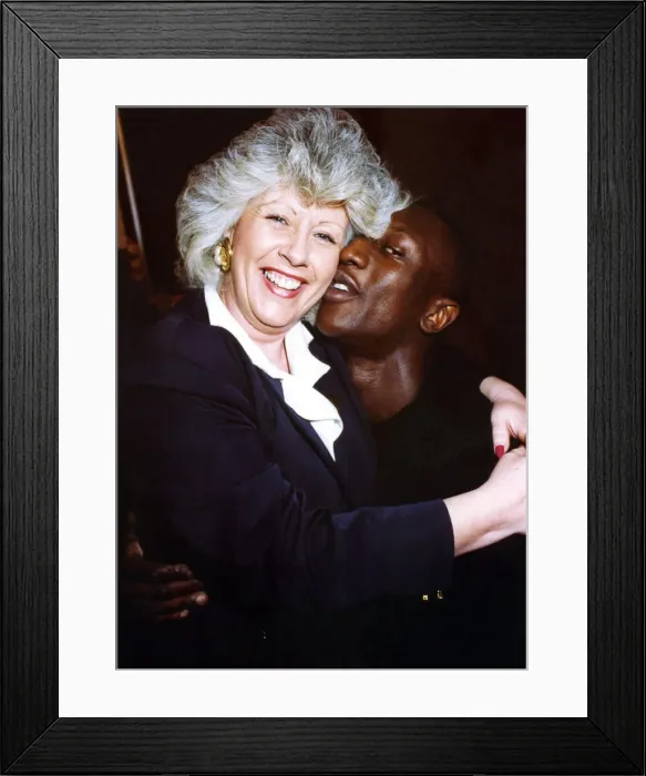 Framed Print : Television Programme. Gladiators Entertainment Programme Gladiator Shadow alias