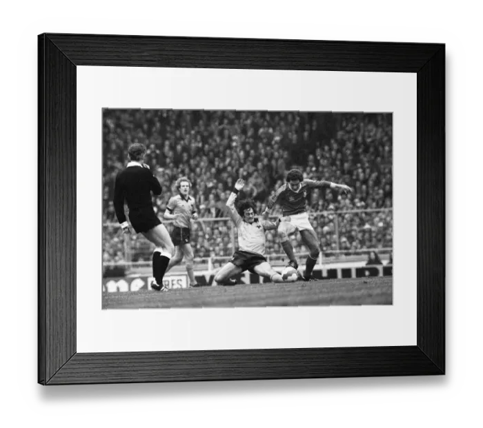 Framed Print : Wolverhampton Wanderers v Nottingham Forest league cup final at Wembley Stadium March Framed Print : Wolverhampton Wanderers v Nottingham Forest league cup final at Wembley Stadium March