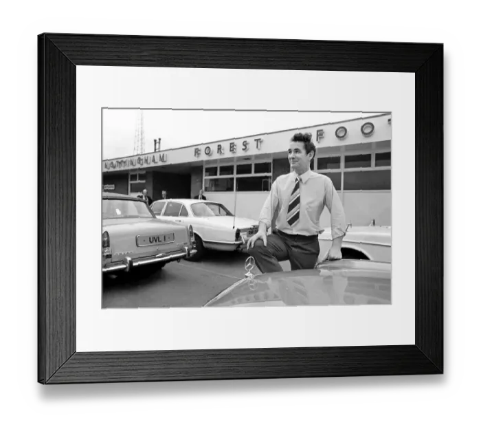 Framed Print : Brian Clough new Manager of Nottingham Forest F. C. Brian Clough at Nottingham Forest Framed Print : Brian Clough new Manager of Nottingham Forest F. C. Brian Clough at Nottingham Forest