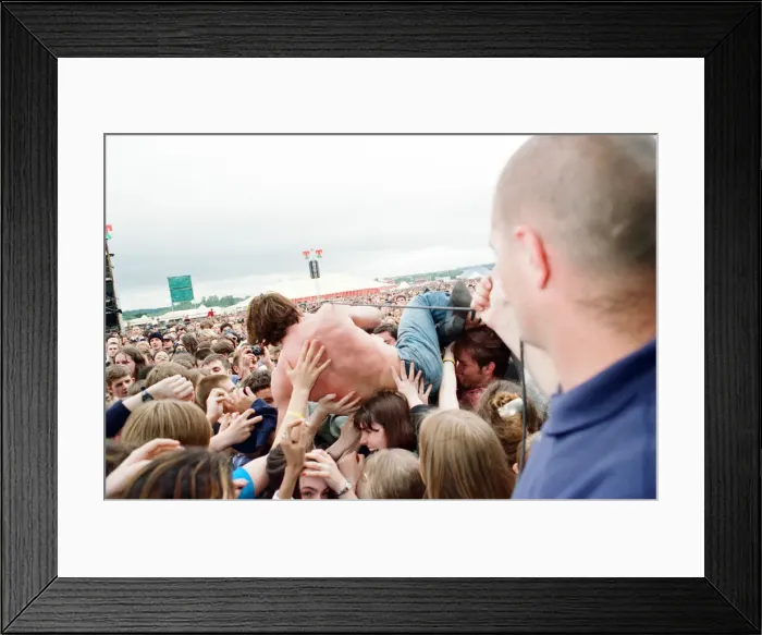 Framed Print : T in the Park Music Festival, Strathclyde Park, Lanarkshire, Scotland, 14th July 1996