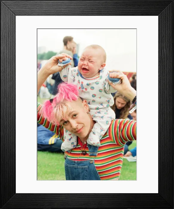 Framed Print : T in the Park Music Festival, Strathclyde Park, Lanarkshire, Scotland, 14th July 1996