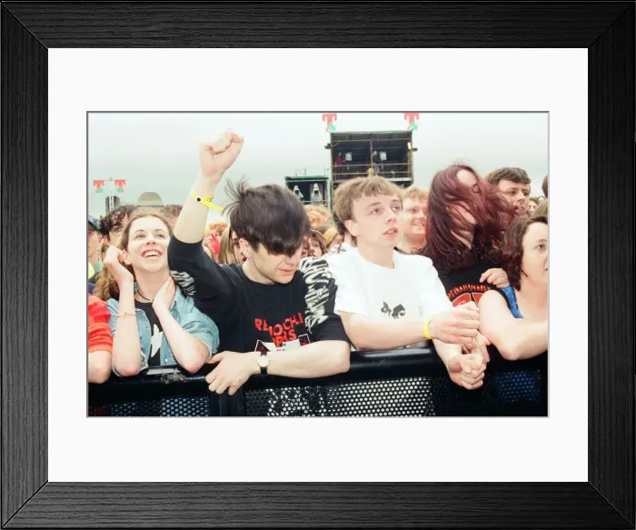 Framed Print : T in the Park Music Festival, Strathclyde Park, Lanarkshire, Scotland, 14th July 1996 Framed Print : T in the Park Music Festival, Strathclyde Park, Lanarkshire, Scotland, 14th July 1996