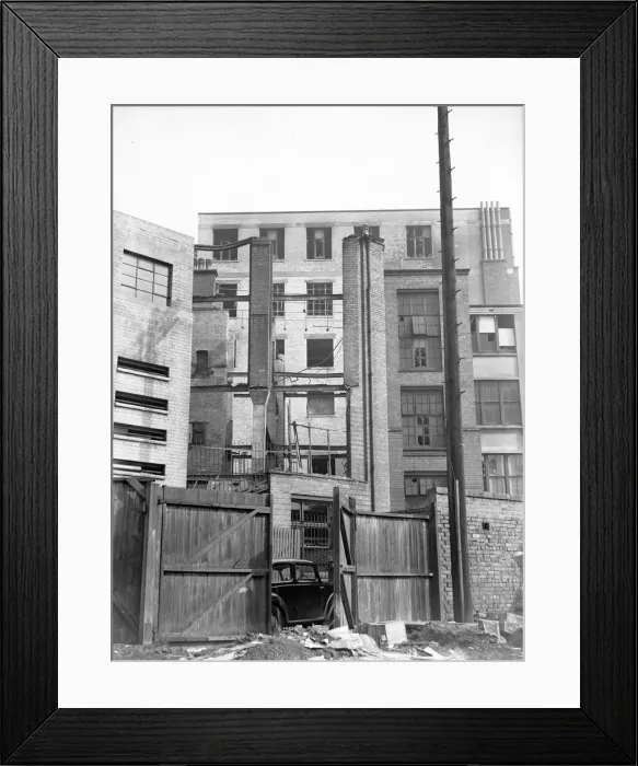 Framed Print : Air raids on Birmingham on the nights of 9th and 10th April 1941 Framed Print : Air raids on Birmingham on the nights of 9th and 10th April 1941