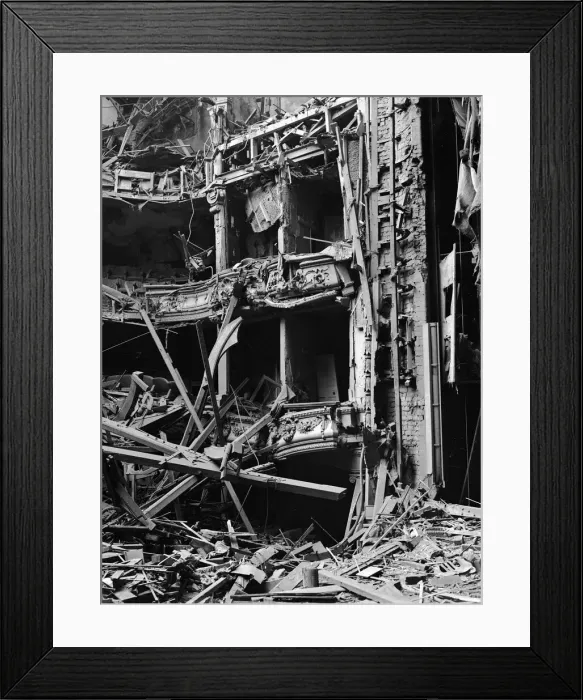 Framed Print : Air raids on Birmingham on the nights of 9th and 10th April 1941 Framed Print : Air raids on Birmingham on the nights of 9th and 10th April 1941