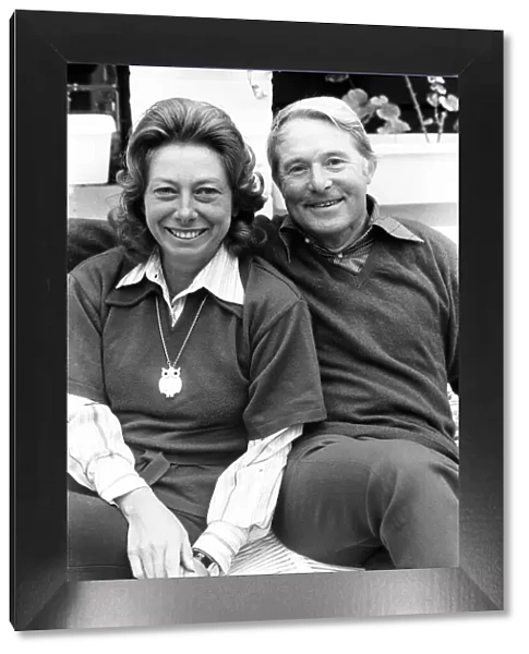 Comedian Ernie Wise & wife Doreen, February 1977