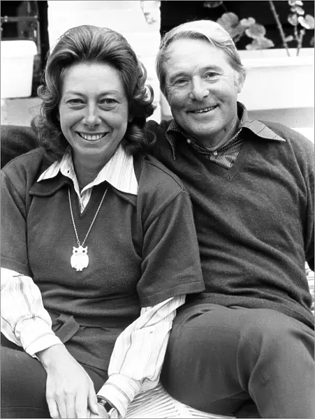 Comedian Ernie Wise & wife Doreen, February 1977
