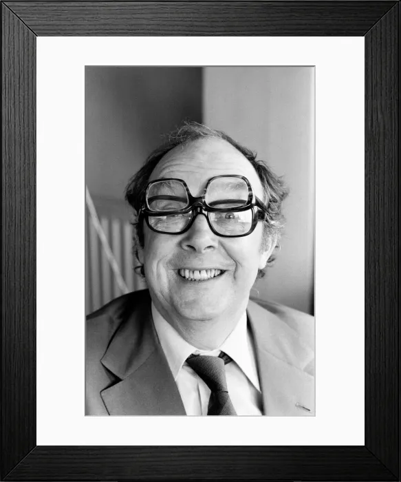 Framed Print : Comedian, Eric Morecambe, pictured at home in Harpenden, Hertfordshire, England Framed Print : Comedian, Eric Morecambe, pictured at home in Harpenden, Hertfordshire, England