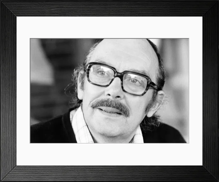 Framed Print : Comedian, Eric Morecambe, pictured at home in Harpenden, Hertfordshire, England Framed Print : Comedian, Eric Morecambe, pictured at home in Harpenden, Hertfordshire, England