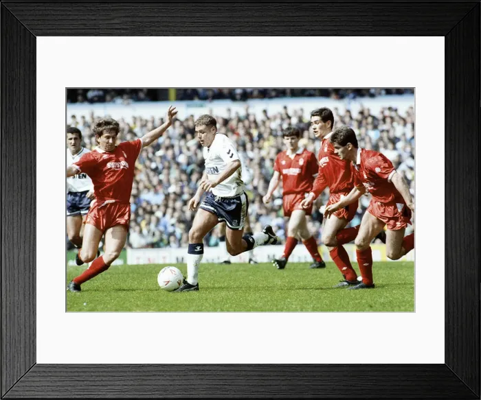 Framed Print : English League Division One match at White Hart Lane Tottenham Hostpur 1 v Nottingham Framed Print : English League Division One match at White Hart Lane Tottenham Hostpur 1 v Nottingham
