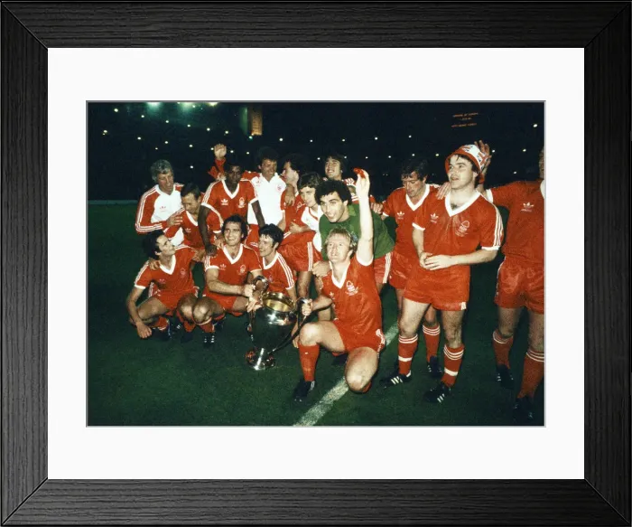 Framed Print : 1980 European Cup Final at the Santiagio Bernabeu Stadium in Madrid