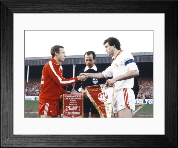 Framed Print : European Cup Semi Final First Leg match at the City Ground Framed Print : European Cup Semi Final First Leg match at the City Ground