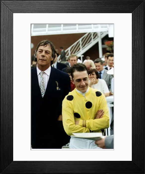 Framed Print : Henry Cecil Race Horse Trainer after winning the Tripleprint Geoffrey Freer Stakes Dbase Framed Print : Henry Cecil Race Horse Trainer after winning the Tripleprint Geoffrey Freer Stakes Dbase