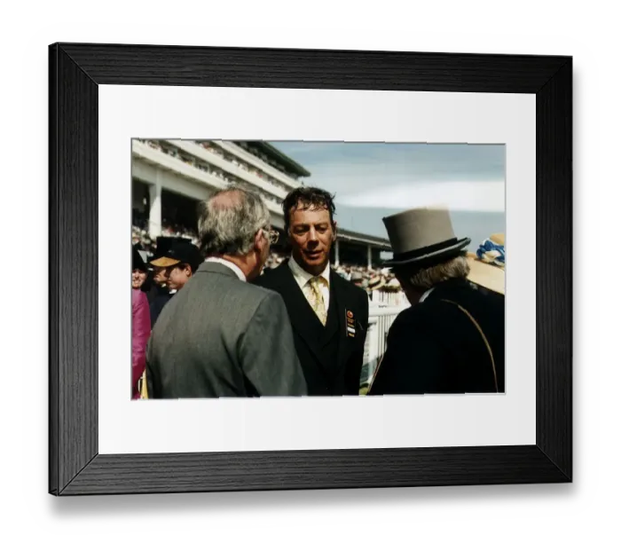 Framed Print : Henry Cecil Racehorse Trainer Dbase