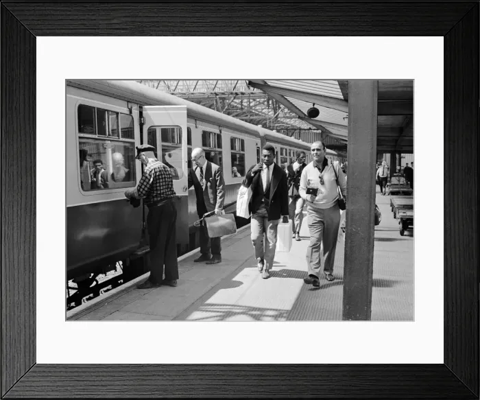 Framed Print : 1966 World Cup Tournament in England. Star of the Brazil team Edson Arantes do Framed Print : 1966 World Cup Tournament in England. Star of the Brazil team Edson Arantes do