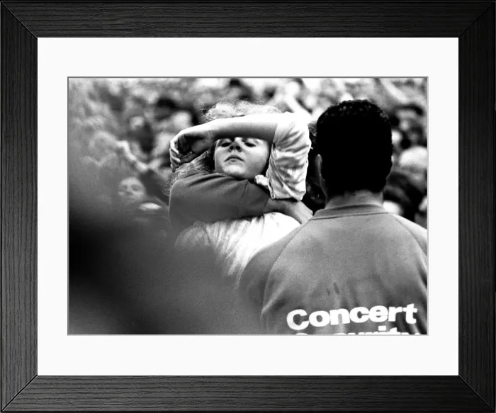 Framed Print : David Bowie performing at Roker Park, Sunderland on 23rd June 1987 in his Glass Spider Framed Print : David Bowie performing at Roker Park, Sunderland on 23rd June 1987 in his Glass Spider