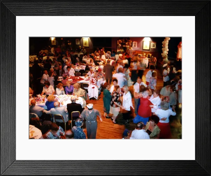 Framed Print : World War Two - Second World War - 50th Anniversary VE Day Celebrations at the Mayfair in Framed Print : World War Two - Second World War - 50th Anniversary VE Day Celebrations at the Mayfair in