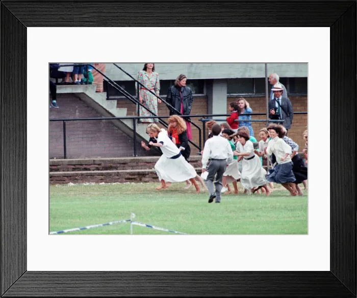 Framed Print : Wetherby Pre-Preparatory School, Annual Sports Day, held at Richmond Rugby Club